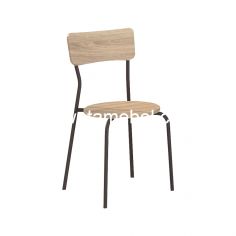 Dining Chair  - Siantano STK 005 / Brown, Natural (Min. 4 Unit)